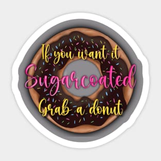 Sugar Coated Donut Sticker